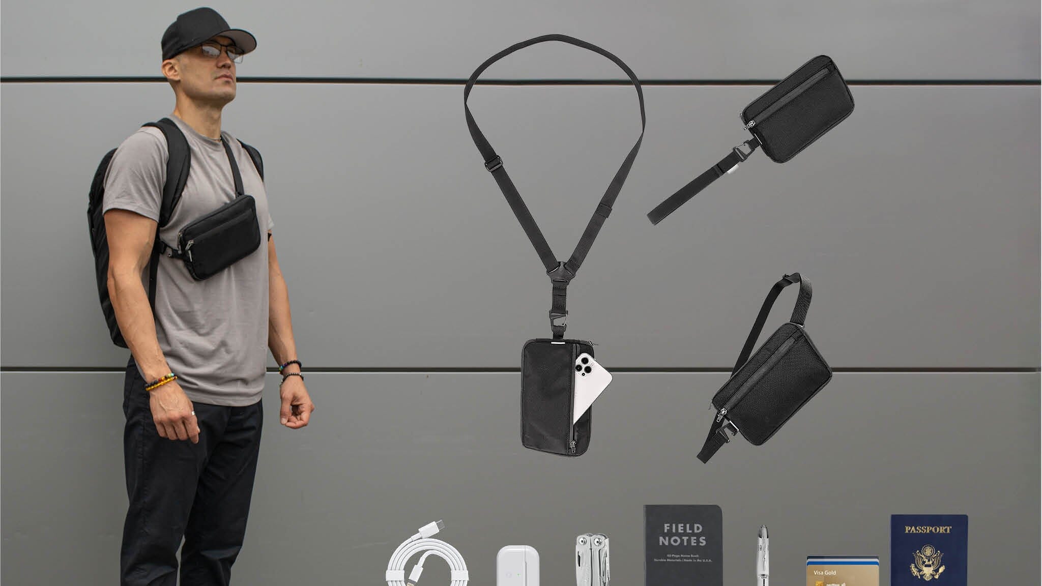 bolstr AUX Sling Minimalist EDC Bag