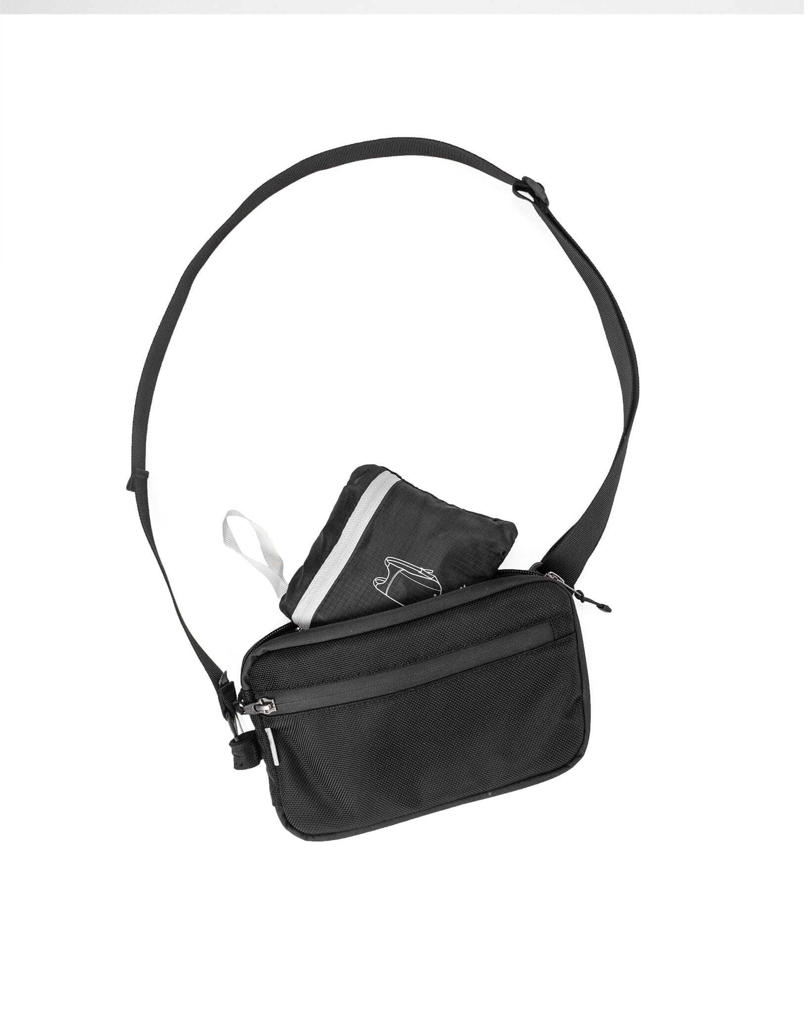 Compact Backpack - Black Accessory Kikkerland   