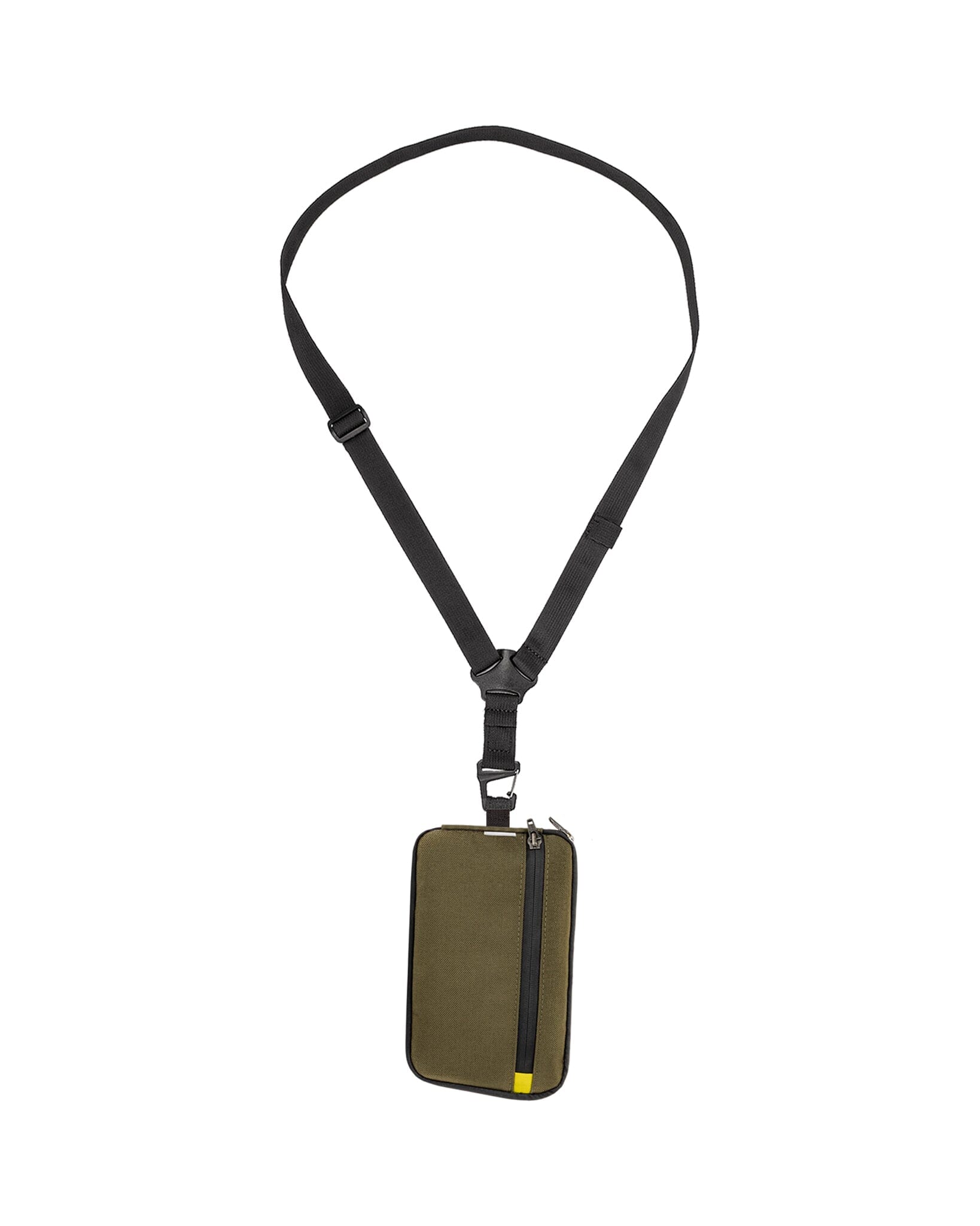 AUX™ Pocket - Defiant Olive Cordura Bag bolstr Ranger Green/Yellow Single-Point 