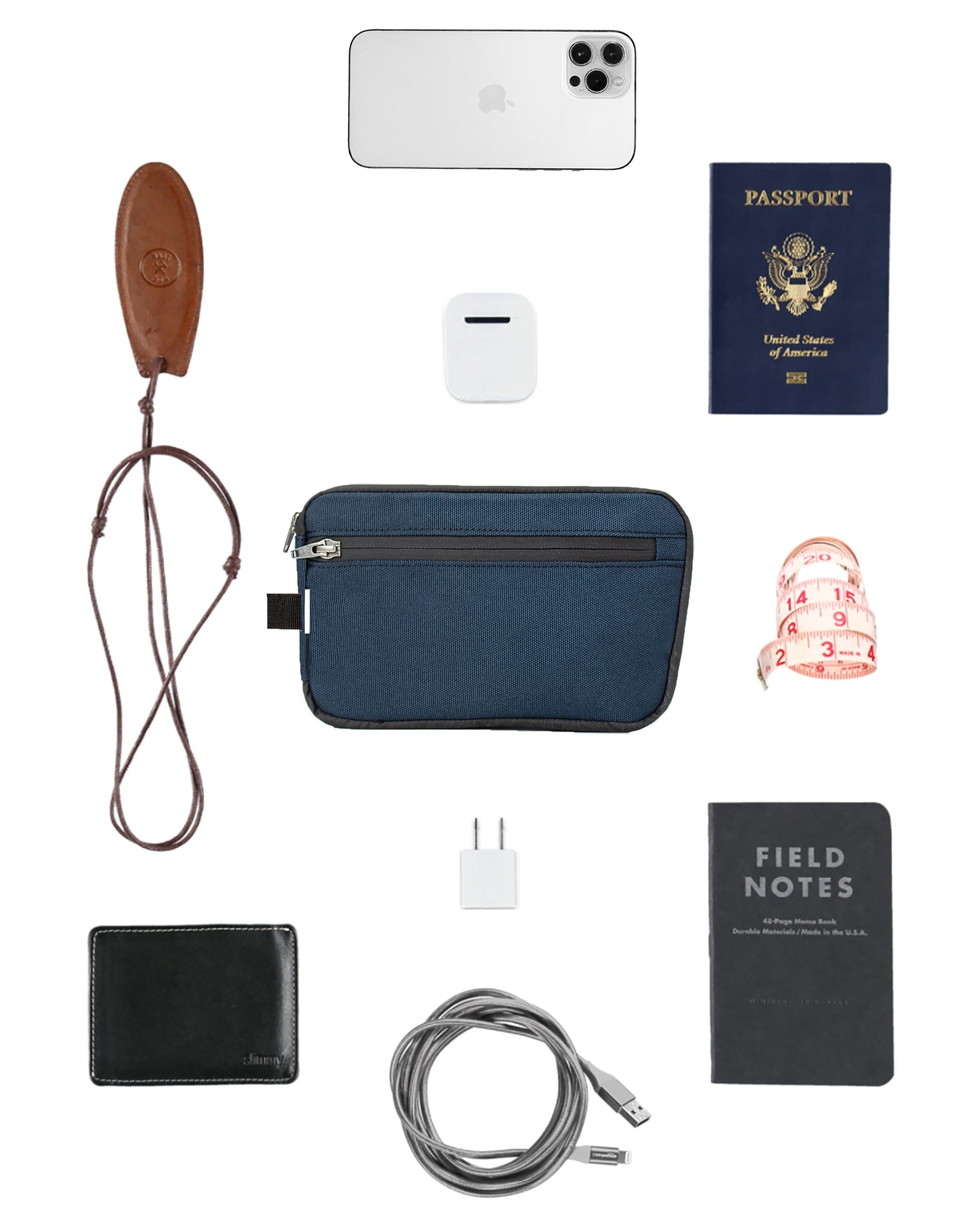 AUX™ Pocket - Lunar Blue Cordura Bag bolstr