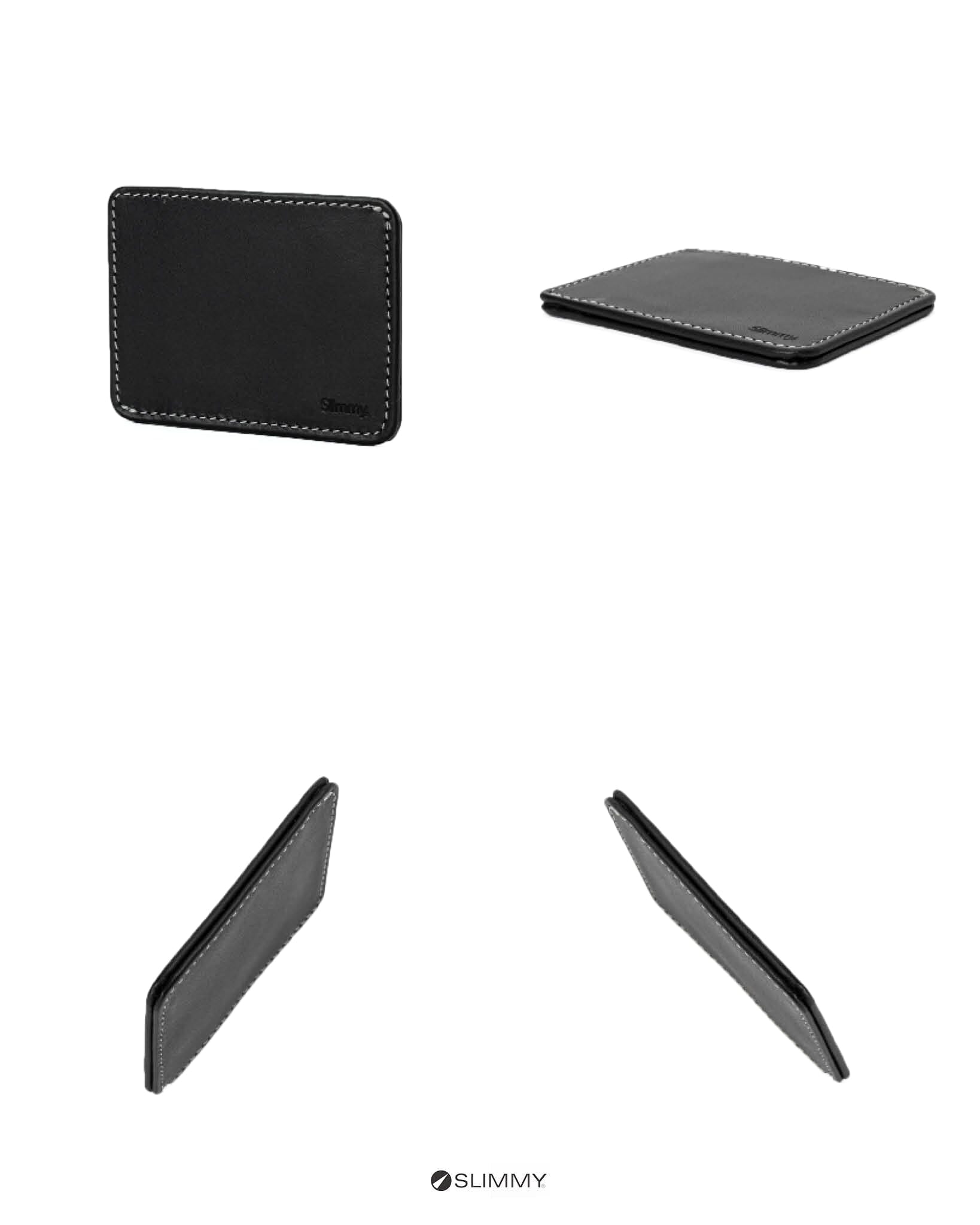 R1SO 1-Pocket 2-Slot Wallet (78mm) - Stealth Classic Wallet Slimmy