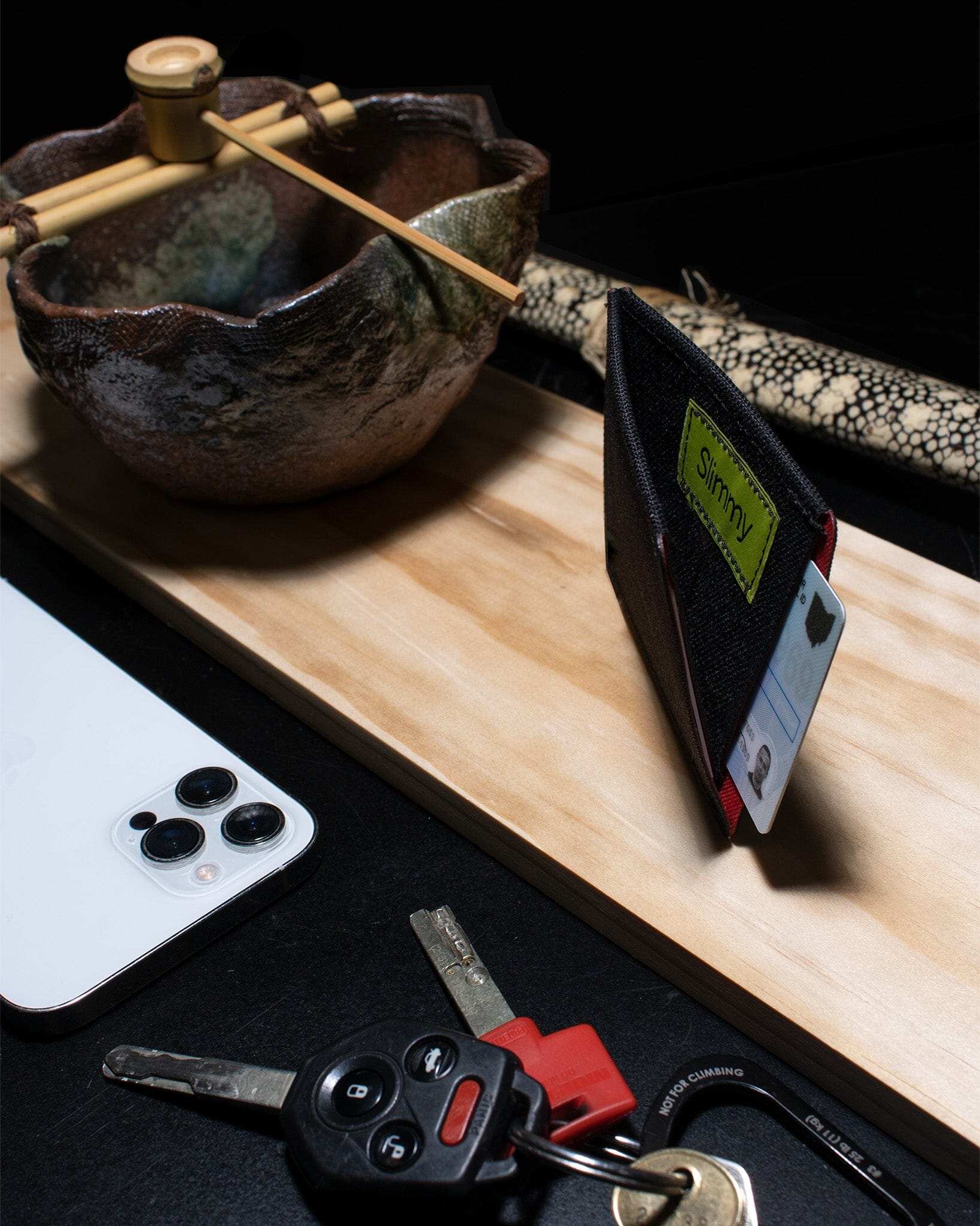 T1SO 1-Pocket 2-Slot Wallet (78mm) - BRED Wallet Slimmy
