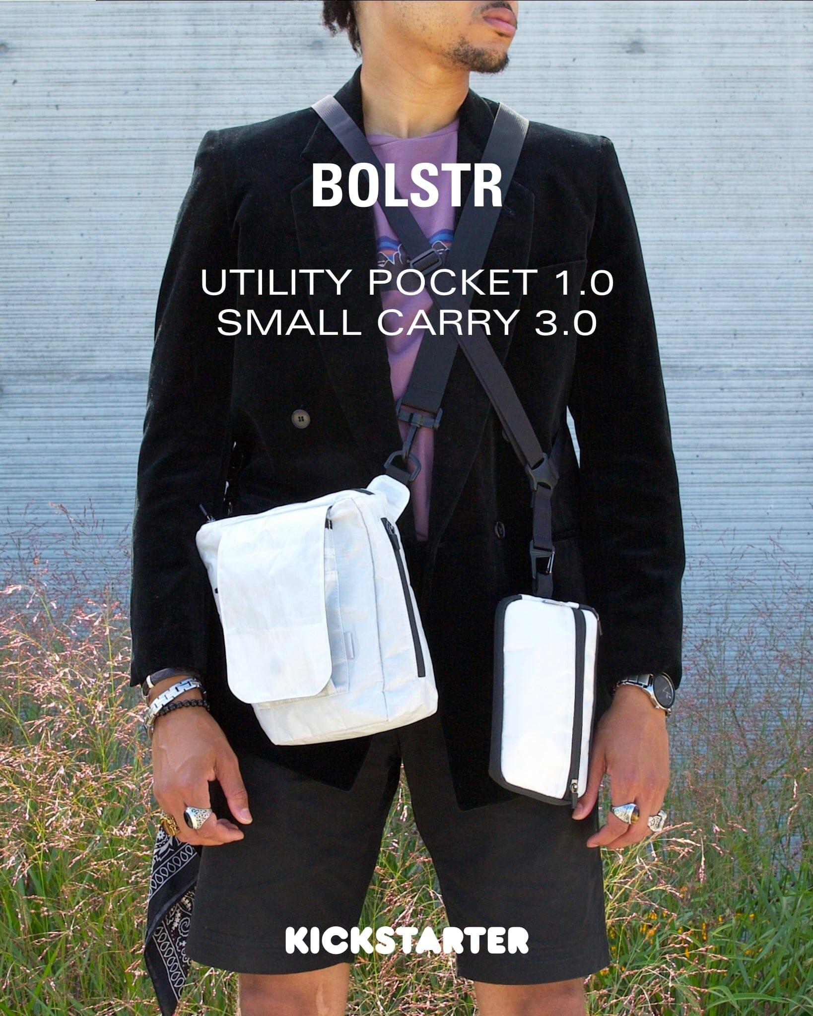 bolstr launches crowdfunding campaign for one-of-a-kind Utility Pocket in collaboration with Xhibition.