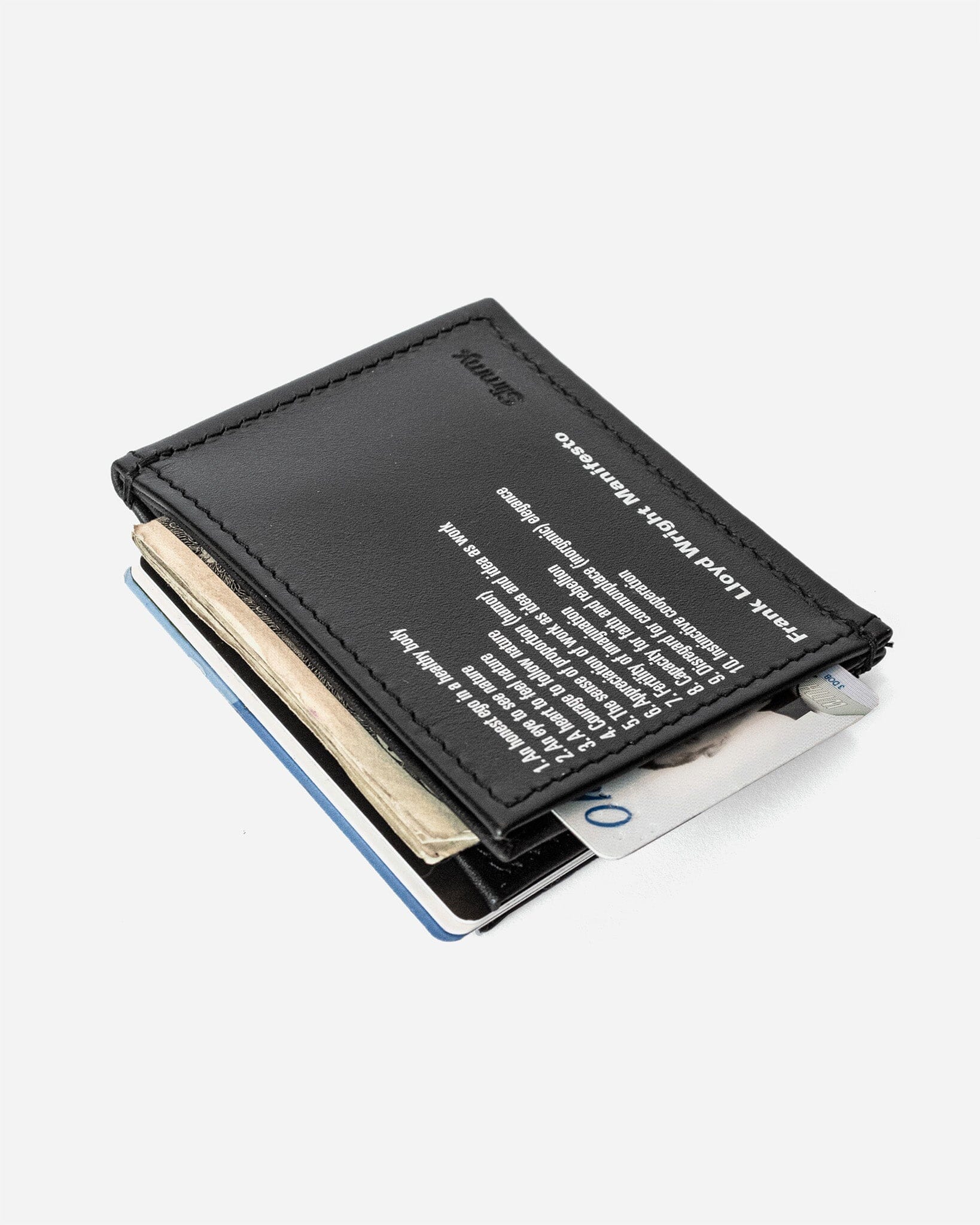 OG 3-Pocket Minimalist Slim Wallet (76mm) - FLW Manifesto Wallet Slimmy   