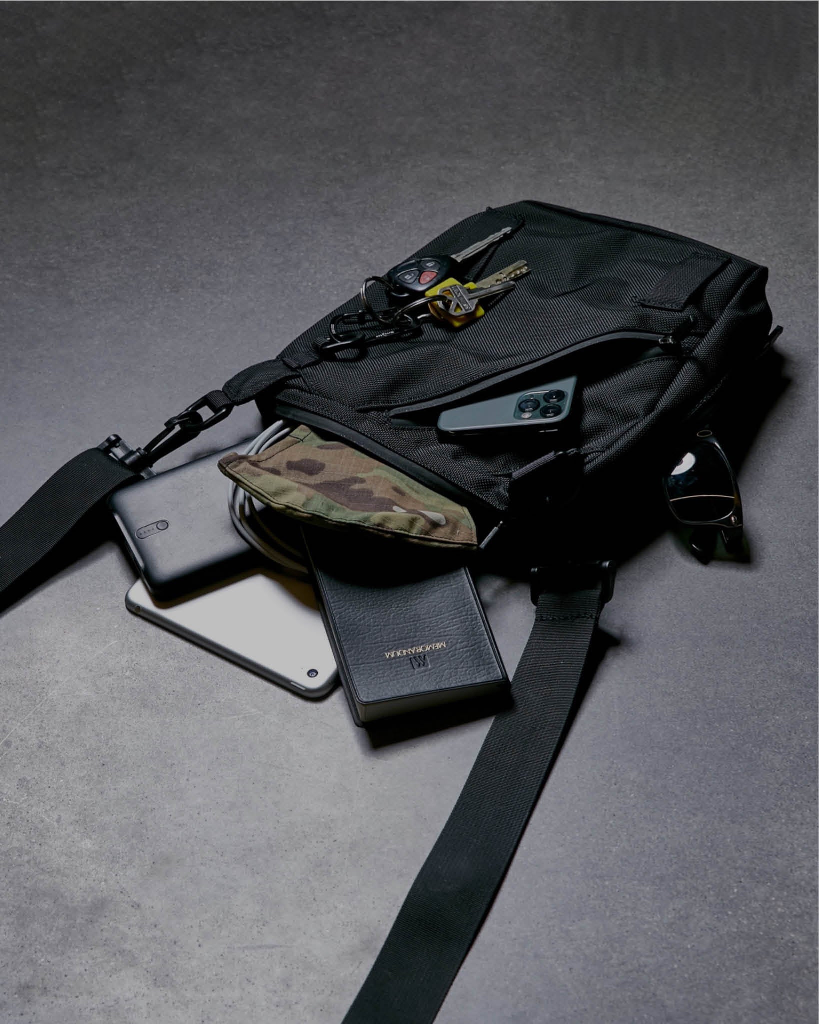 bolstr Small Carry Crossbody Shoulder Bag Men - Minimal EDC