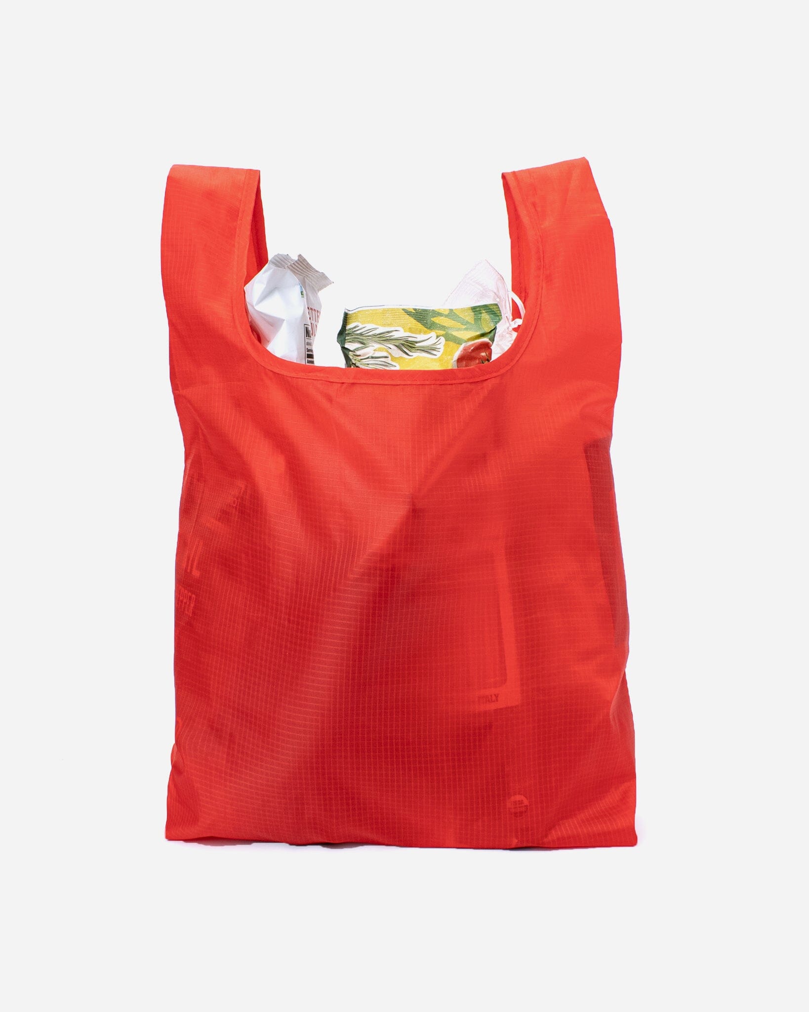 Compact Tote Bag - Red Accessory Kikkerland   