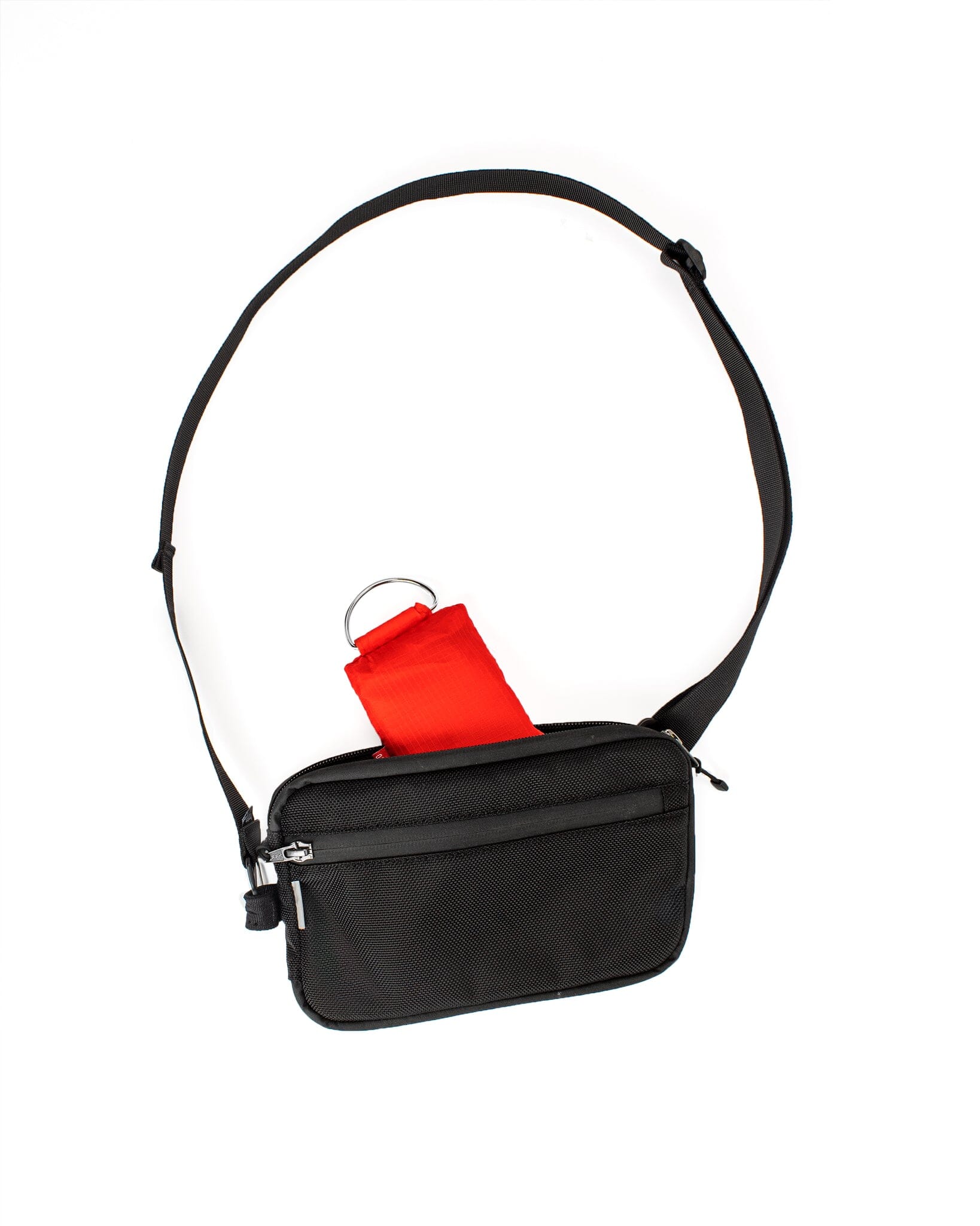 Compact Tote Bag - Red Accessory Kikkerland   