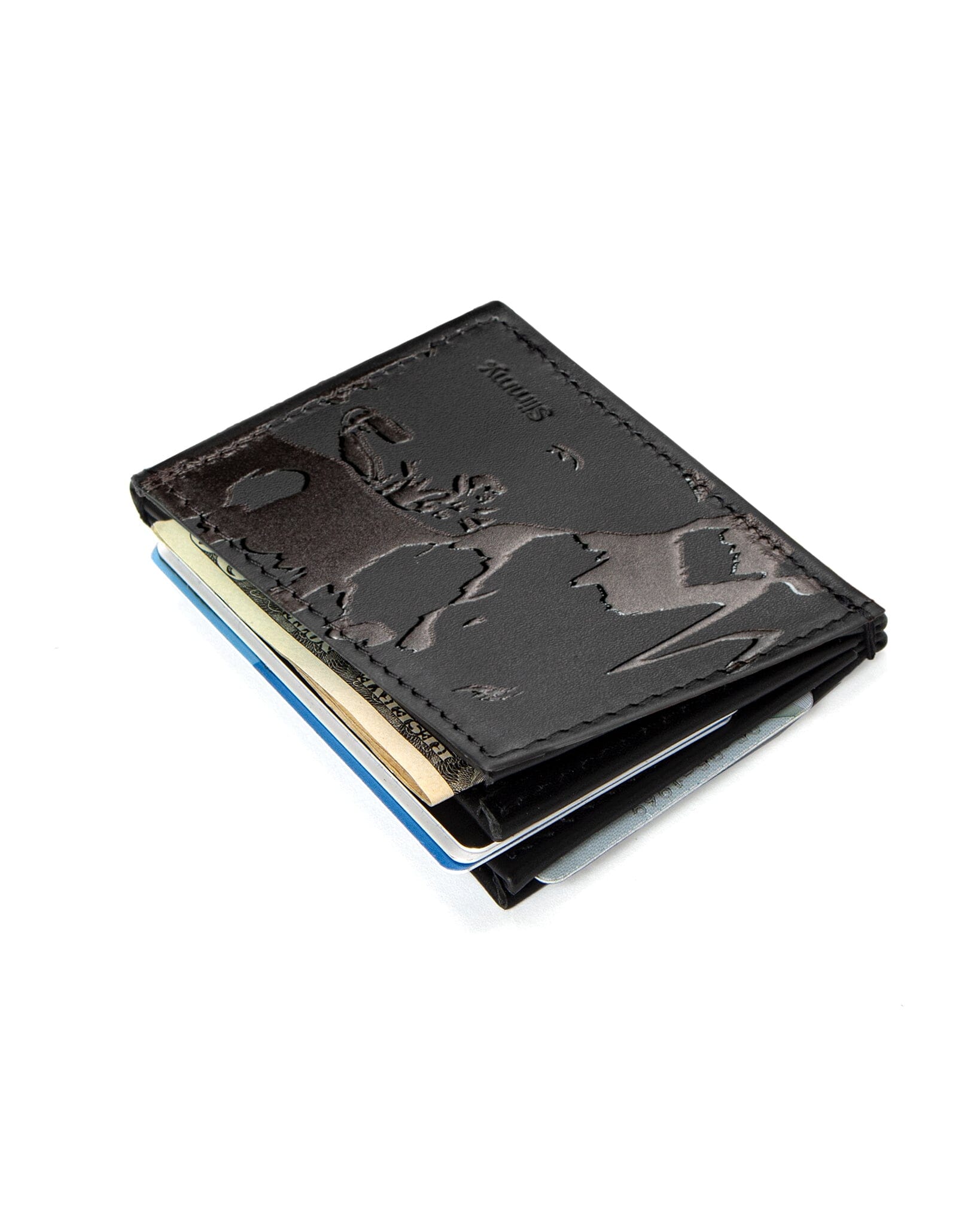 OG 3-Pocket Wallet (76mm) - Gorilla Warfare by Aawful Aaron Wallet Slimmy Black/AA Art  